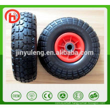10 inch 4.10/3.50-4 stretch Pneumatic air rubber wheel for toy car hand truck castor